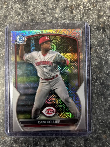 2023 Bowman Chrom Mojo Refraktor Aussicht Cam Halsband BCP-239 rot