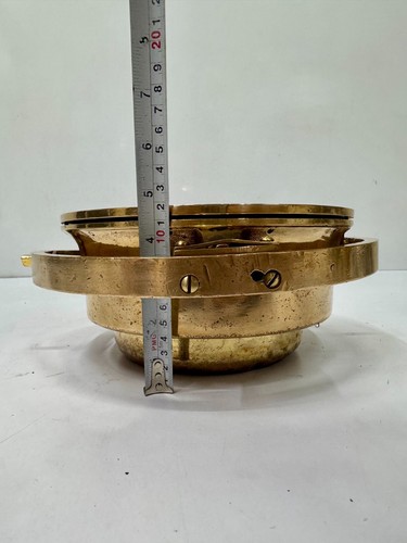 Vintage Original Brass Iver C. Weilbach & Co. Ship Binnacle Compass - Copenhagen - Picture 9 of 9