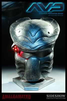 SIDESHOW AVP CHOPPER PREDATOR MASK LIFE SIZE PROP REPLICA ALIEN VS