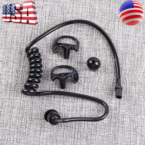Accoustic Ear Tube + Medium Earmold For Two-Way Radio Police Radio Earpiece 24.5 - Zdjęcie 2 z 9