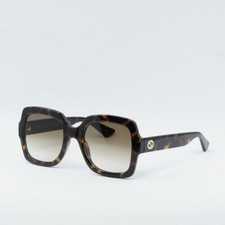 GUCCI GG1337S 003 Dark Havana/Gradient Brown 54-22-140 Sunglasses New Authentic
