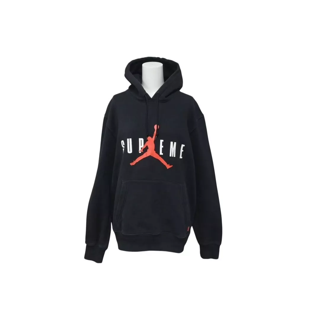 Sweat à capuche Supreme x Jordan noir moyen 4c074308 vêtements coton