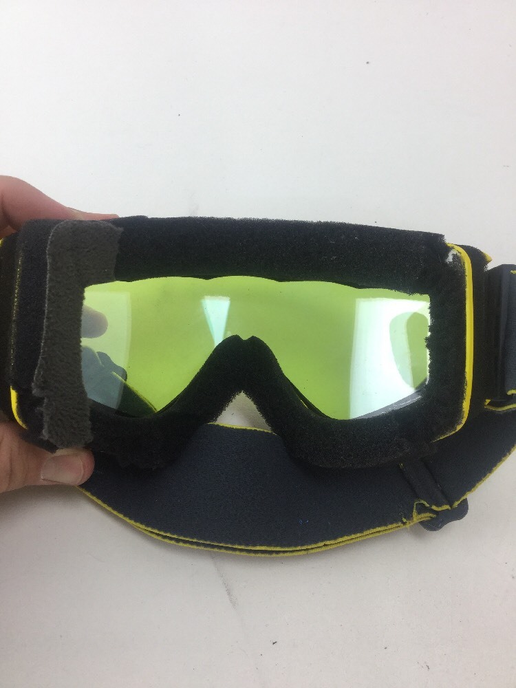 anon Yellow Ski Snowboard Vtg Goggle Goggles Snowmobile Retro Burton Fast Ship