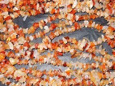 Pietre Dure Forate - chips - 100 pz - CORNIOLA