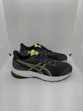 New Asics GT-1000 12 GS Kids Sneakers Black/Rain Forest Sz 7