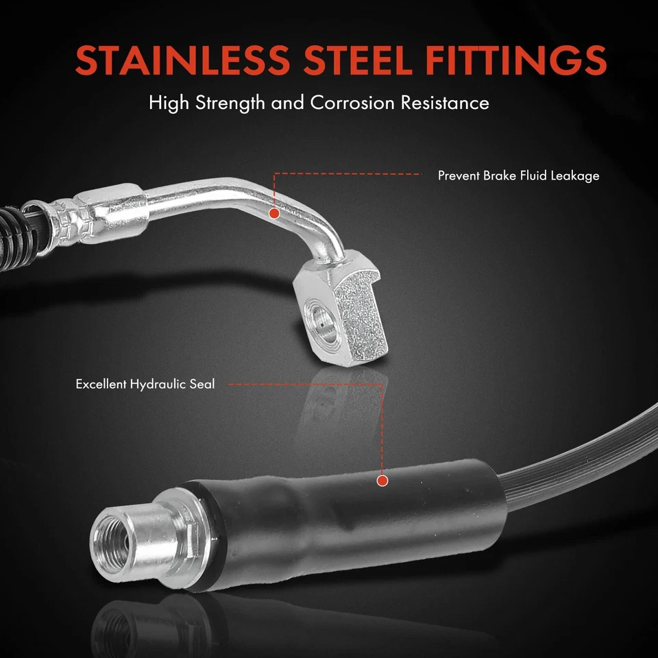 Mangueira hidráulica de freio dianteiro esquerdo para Cadillac STS 2005-2008 2009 2010 2011 - Imagem 4 de 4