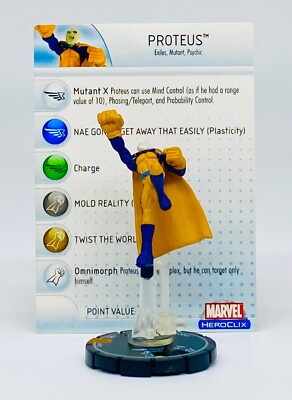Marvel Heroclix Mutations & Monsters Proteus #103 W/ Card