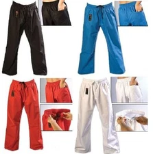 ProForce Combat Karate PANTS Martial Arts Taekwondo Training ALL COLORS