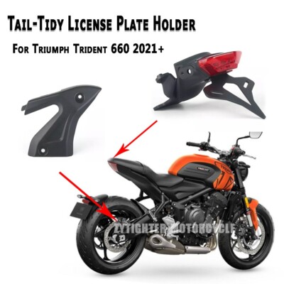 NEW For Trident 660 Rear Tail Stock Tidy Fender Eliminator License