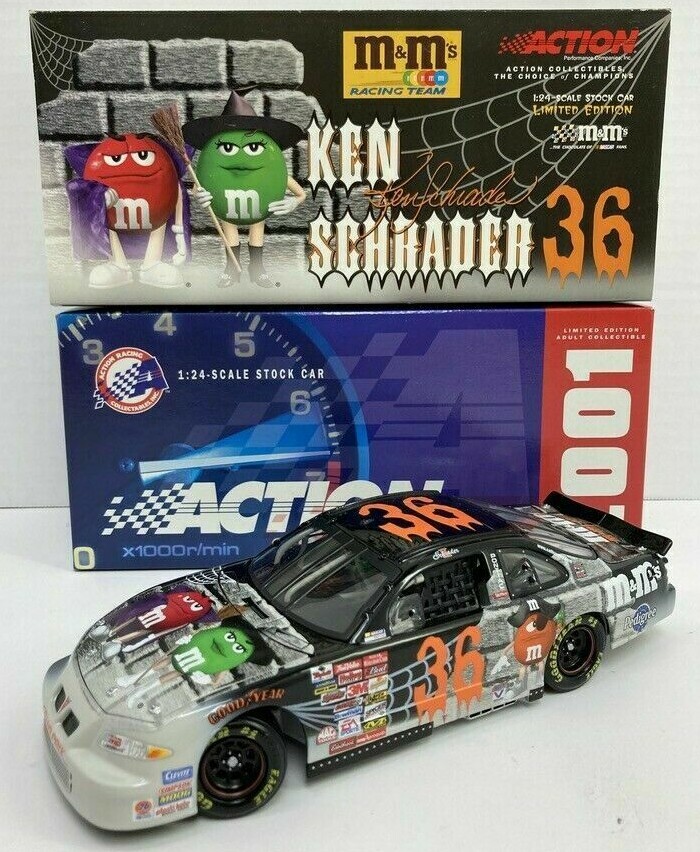 KEN SCHRADER 2001 HALLOWEEN M&M'S SPECIAL 1/24 ACTION