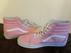 vans branco e rosa