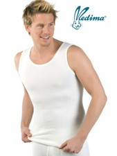 Medima ® Angora Herrenunterhemd ohne Arm 40% Angora Herren Unterhemd 3990/100