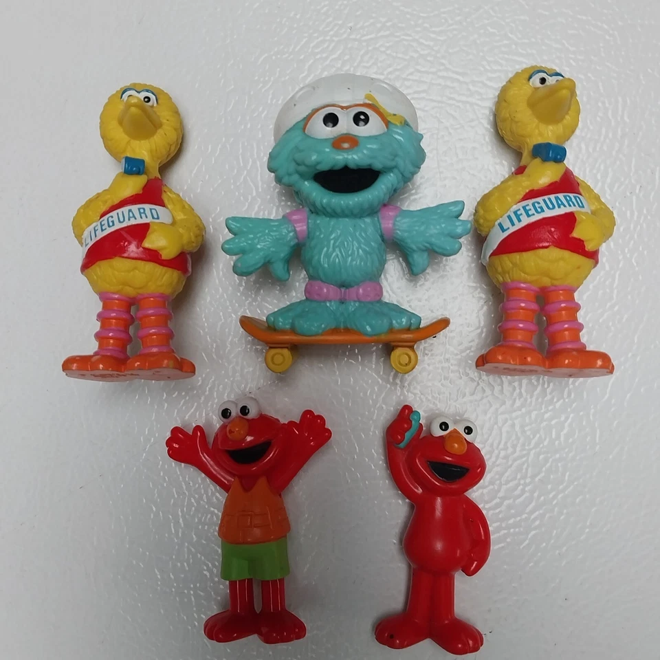Lote De 11 Figuras De Colección Muppets Plaza Sésamo PVC Oscar Elmo Hasbro Kermit Foto 4 de 4