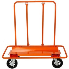 Chariot à feuilles de cloison sèche 2400 lbs panneau de contreplaqué chariot chariot camion 4 roues pivotantes