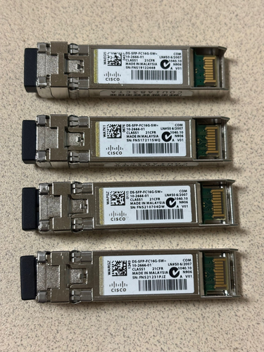 Lot 10 DS-SFP-FC16G-SW Cisco original 16G SW Transceiver Module fast shipping - 第 1/6 張圖片