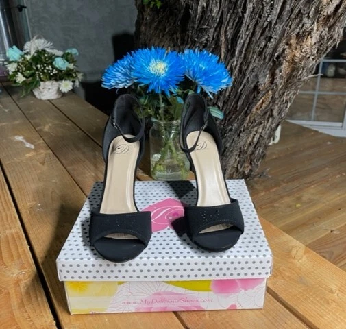 Nuevo My delicioso Shoes Mujer Corrientes-S Color Pa-TPE PU y Negro NB  Foto 3 de 4