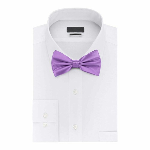 Classic Mens Womens Adjustable Bow Tie Pre Tied Plain Dickie Bowtie Wedding - Picture 40 of 101