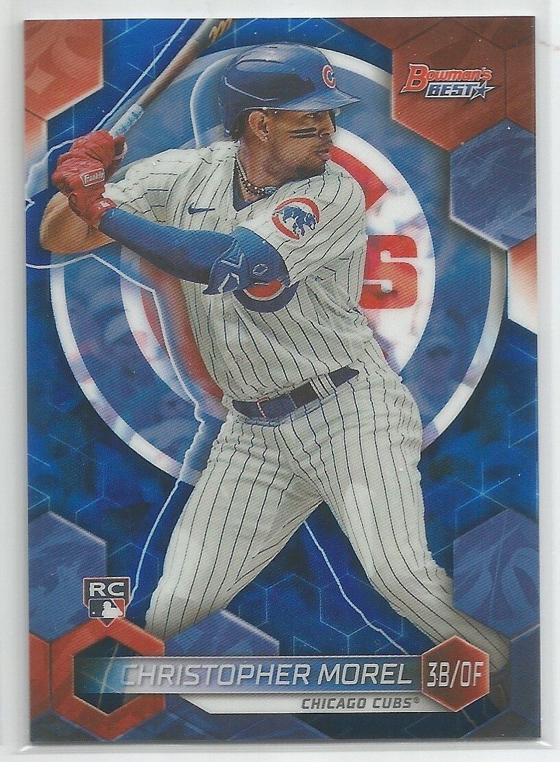 2023 Bowman's Best Baseball Christopher Morel #45 Rookie Blue Parallel 004/150