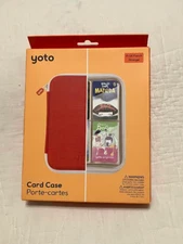 YOTO Card Case for Yoto Audio Cards -  Fruit Punch Orange - Holds 64 Cards- New