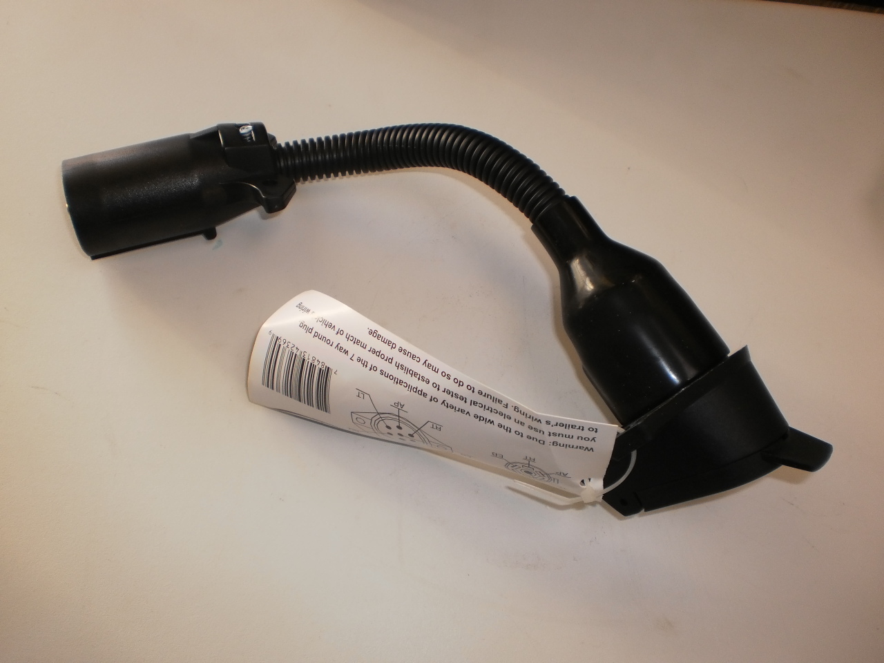 Adattatore Maschio-maschio A 7 Pin Qiilu Per Rimorchio, Roulotte O Camper. Standard Australiano Piatto, Installazione Facile, Contatti Resistenti Alla Corrosione.