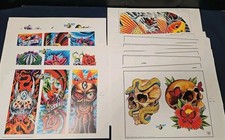 36 Sheets Tattoo Johnny 2007 / 08 Damian Friesz / Caveman Kyle 11"x 17" Skulls