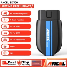 For BMW Bluetooth OBD2 Scanner Battery Registration Diagnostic Tool ANCEL BD300