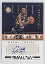 2018-19 Panini NBA Hoops Great SIGnificance Aaron Holiday #GS-AH Auto my8