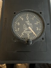 Piper Cub Black Face Altimeter