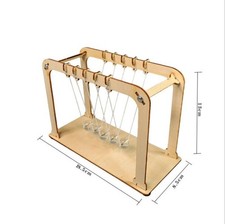 Dzieci Zrób to sam Ręcznie robiona kołyska Newtonów Szkło Balans Piłka Fizyka Wahadło