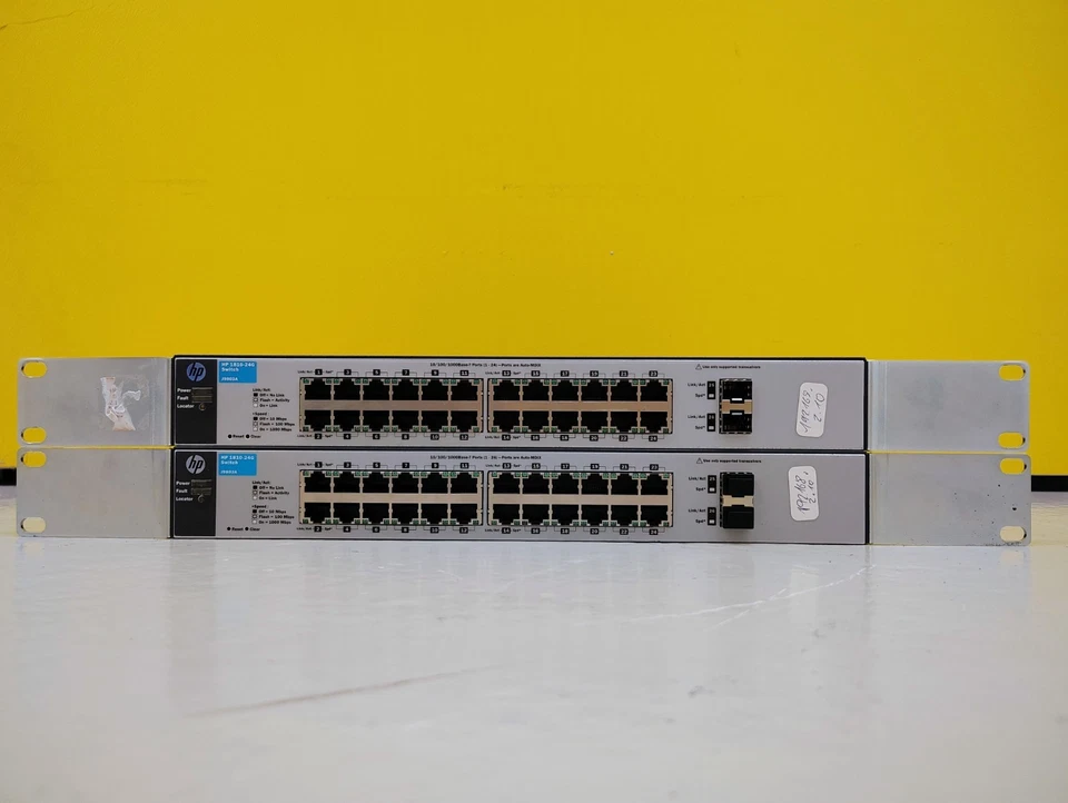 HP ProCurve 1810-24G v2 (J9803A) Gigabit Switch 24 Port getestet