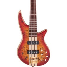 Jackson Pro Series Spectra 5-String Bass Guitar, Transparent Cherry Burst