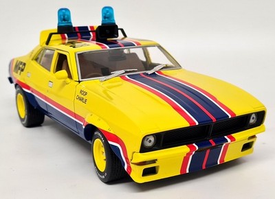 Greenlight 1/18 Mad Max 1974 Ford Falcon XB V8 Interceptor MFP Diecast Modellauto