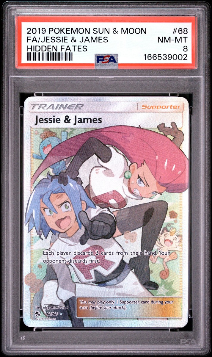 ムサシとコジロウ sr 英語版 jessie&james 68/68 Jessie & James (Full Art) 68/68 Hidden Fates Holo for sale online