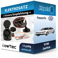 für VW Jetta 01.2008-04.2018 Towtec E-Satz 13Polig Universell NEU