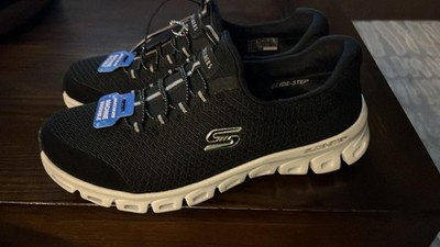 Skechers Glide Step Resilience Womens 6 Black Slip On Shoes 104549 BKW NEW
