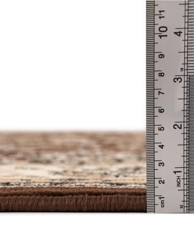 Alfombra Colección Sialk Hill - Washington (6' 1" x 9' Rectángulo Marrón/Negro) Foto 4 de 4