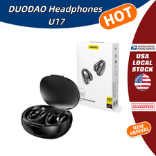 DUDAO U17 Headphones Wireless Bluetooth Noise Cancelling In-Ear Earbuds Black