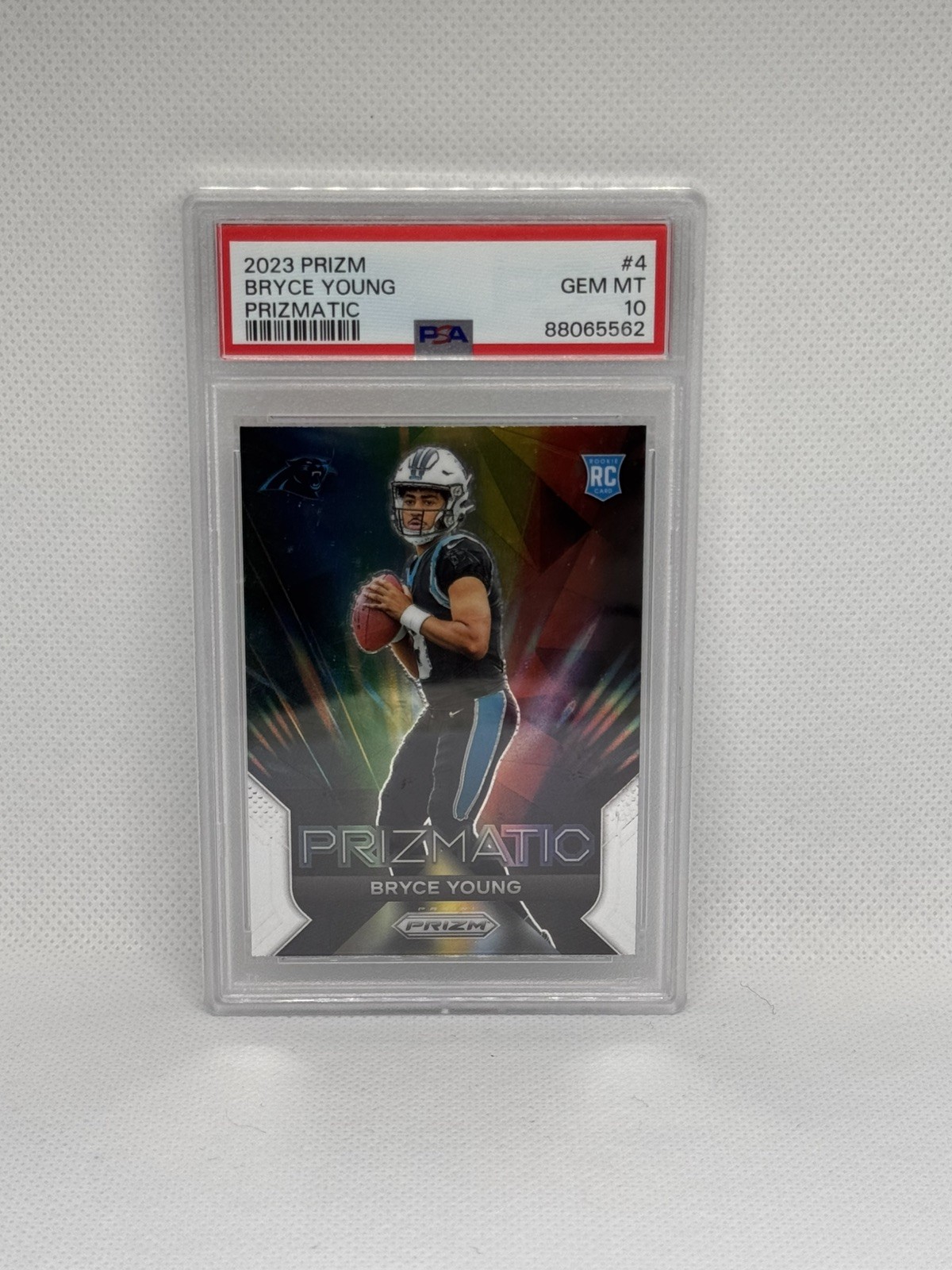 Bryce Young Panini Prizm Prizmatic #4 Base