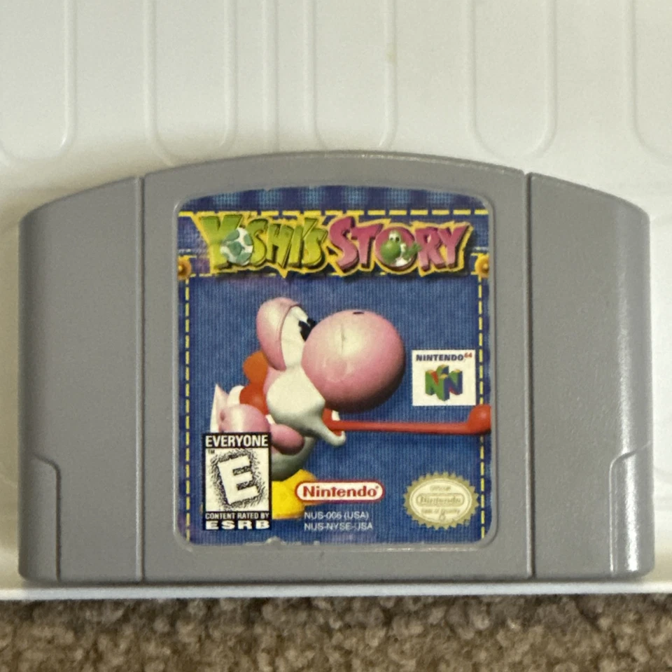 Yoshi's Story Nintendo 64 N64 Authentic Cleaned Tested Working Retro Game Yoshi - Image 3 of 4