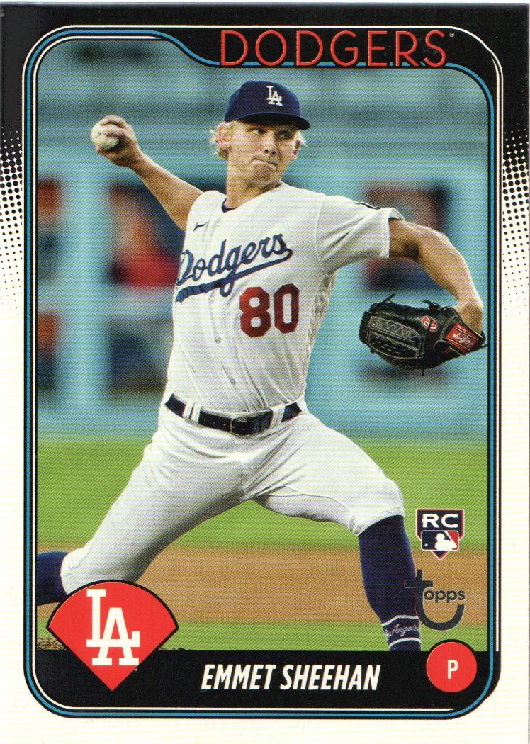 2024 Topps Baseball Vintage Stock #283 Emmet Sheehan /99