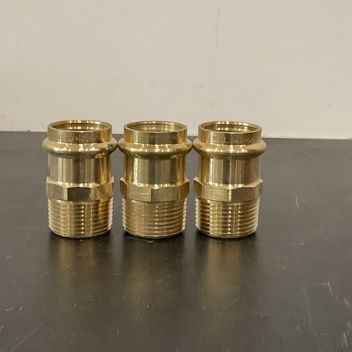 Viega ProPress 1" x 1" Male Adapter Press x MNPT  Bronze Fitting 79240 LOT OF 3