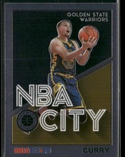 Stephen Curry 2019-20 Hoops Premium Stock NBA City #2 Golden State Warriors
