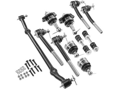 47RV45H Front Ball Joints Tie Rods Sway Bar Link Kit Fits Cadillac DeVille