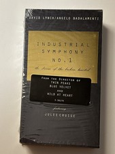 VHS DAVID LYNCH INDUSTRIAL SYMPHONY 1 RARE TWIN PEAKS 1990 SHRINK HYPE NM