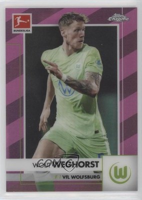 2020-21 Topps Chrome Bundesliga Pink Refractor 62/75 Wout Weghorst #98 n0c