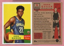 Derik Queen 2025-26 Topps NBA Living Set Photo Variation SP RC Pelicans #19