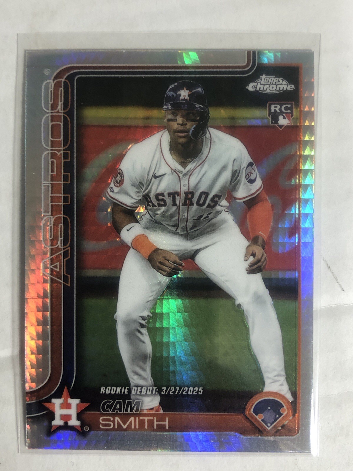 2025 Topps Chrome Update - Rookie Debut Cam Smith #USC19 Prism Refractor (RC)