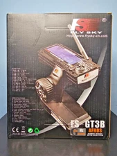 Flysky FS-GT3B Rc Transmitter & FS-GR3E Receiver, 2.4Ghz 3 Channel Rc Car Remote
