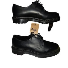 Dr. Martens Smooth Black Leather Oxfords Men's 8/ Women's 10