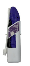 Battery Powered Wand Sprayer Purple/White For Gardening Outdoor w Wall Mount